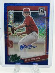 Griff McGarry [Blue Mojo] #RPS-GM Baseball Cards 2023 Panini Donruss Optic Rated Prospect Signatures Prices