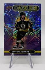 David Pastrnak [Purple] #DZ-5 Hockey Cards 2021 Upper Deck Dazzlers Prices