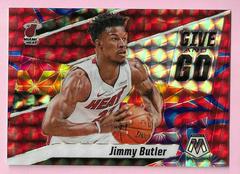Jimmy Butler [Reactive Blue] Basketball Cards 2019 Panini Mosaic Give and Go Prices