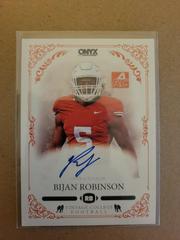 Bijan Robinson [blue ink] #CABR Football Cards 2022 Onyx Vintage College Autographs Prices