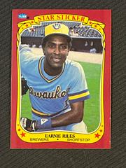 Earnie Riles #98 Baseball Cards 1986 Fleer Star Stickers Prices