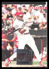 Juan Gonzalez #375 Baseball Cards 1996 Panini Donruss Prices