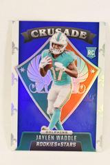 Jaylen Waddle [Blue] #CR27 Football Cards 2021 Panini Rookies and Stars Crusade Prices