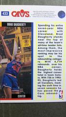 Brad Daugherty Rear | Brad Daugherty Basketball Cards 1993 Upper Deck