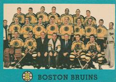 Boston Bruins Hockey Cards 1962 Topps Prices