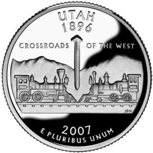 2007 S [CLAD UTAH PROOF] Coins State Quarter