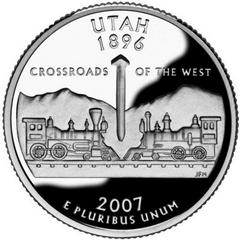 2007 S [CLAD UTAH PROOF] Coins State Quarter Prices