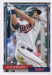 Alex Kirilloff #T92-29 Baseball Cards 2021 Topps Update 1992 Redux Prices