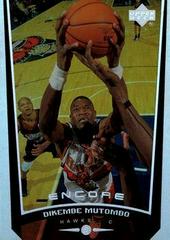Dikembe Mutombo Basketball Cards 1998 Upper Deck Encore Prices