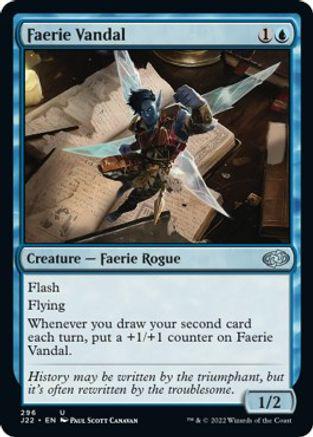 Faerie Vandal #296 Magic Jumpstart 2022