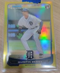 Quitin Berry [Gold] /50 #16 Baseball Cards 2012 Bowman Chrome Prices