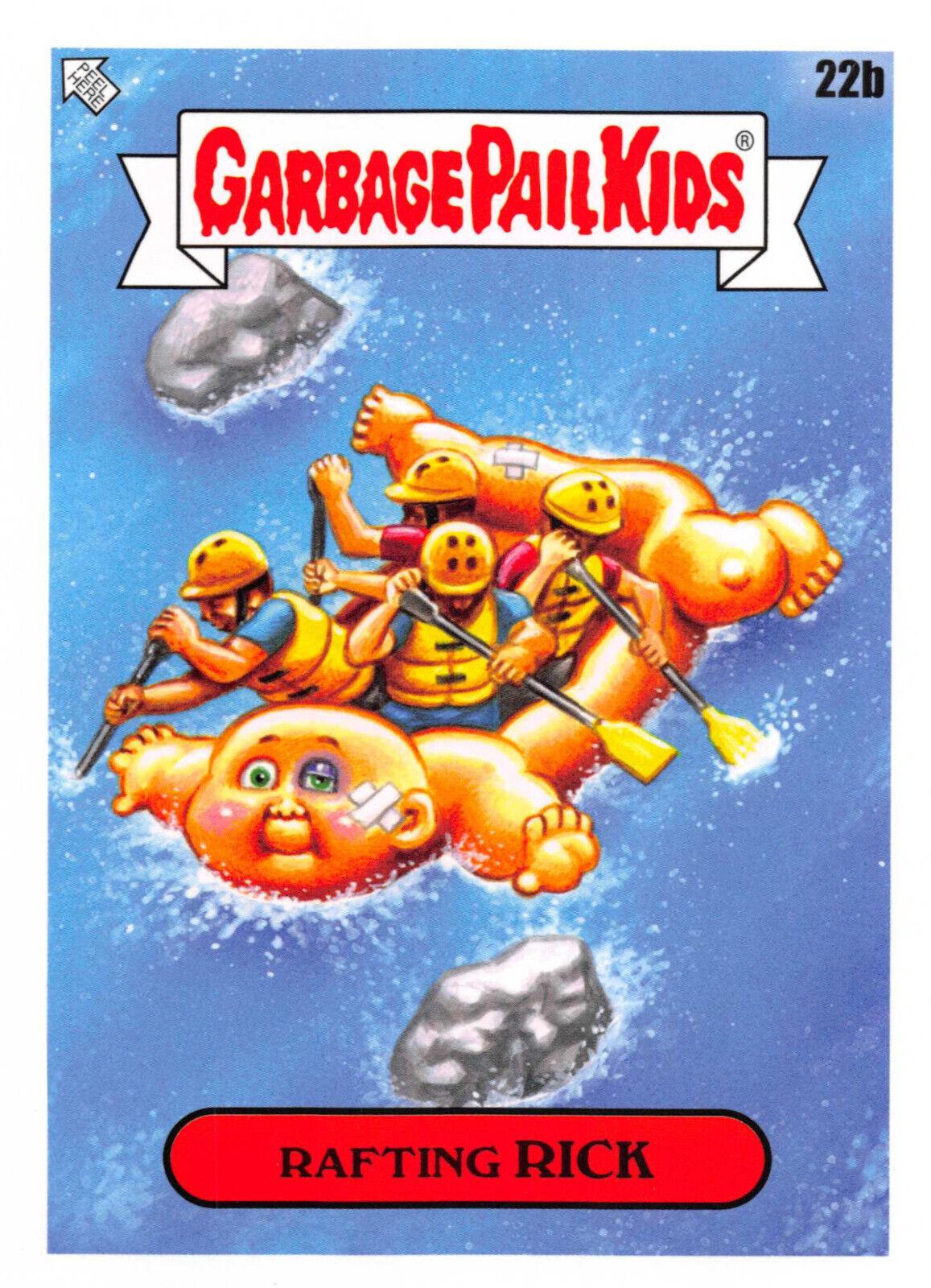 Rafting RICK #22b Prices | Garbage Pail Kids Go on Vacation | GPK Cards