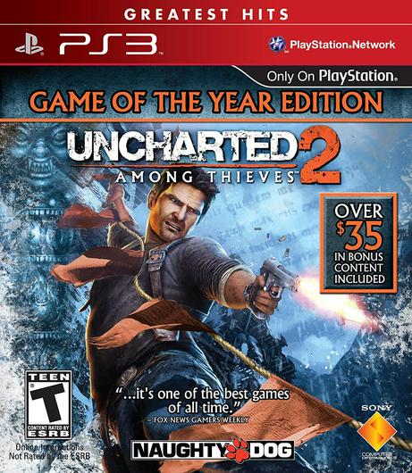 Uncharted 2: Among Thieves [Game of the Year Greatest Hits] Cover Art