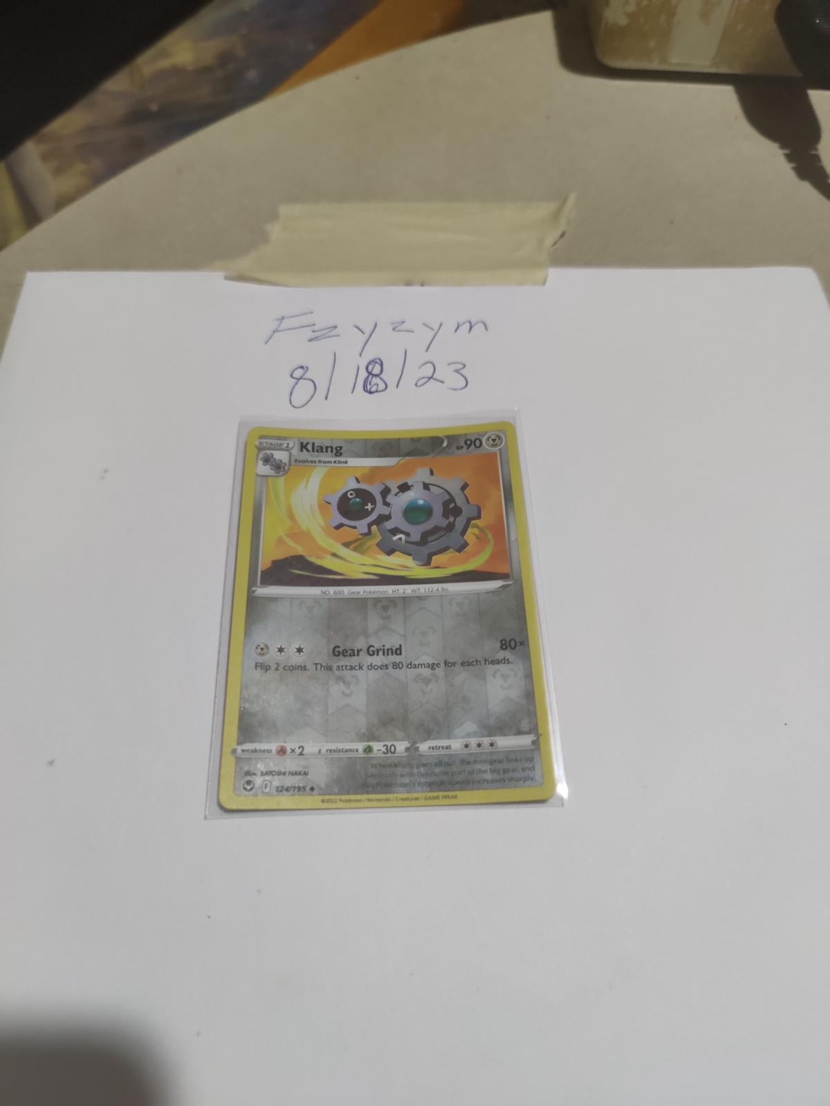 Klang [Reverse Holo] Ungraded Pokemon Silver Tempest