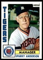 Sparky Anderson #259 Baseball Cards 1984 Topps Nestle Prices
