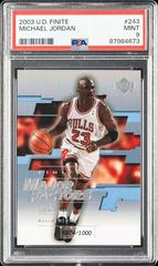 Michael Jordan #243 Basketball Cards 2003 Upper Deck Finite Prices