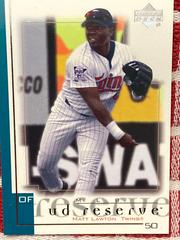 Matt Lawton #72 Baseball Cards 2001 Upper Deck Reserve Prices