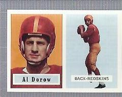 Al Dorow #24 Football Cards 1994 Topps Archives 1957 Reprint Prices