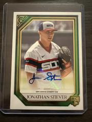 Jonathan Stiever [green] #RA-JS Baseball Cards 2021 Topps Gallery Rookies Autographs Prices
