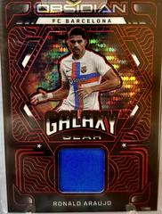 Ronald Araujo [Red Pulsar] #GG-RAJ Soccer Cards 2022 Panini Obsidian Galaxy Gear Relics Prices