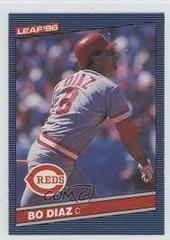 Bo Diaz #258 Baseball Cards 1986 Leaf Prices