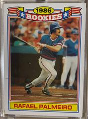 Rafael Palmeiro #12 Baseball Cards 1987 Topps Glossy Rookies Prices