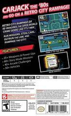 Back Cover | Retro City Rampage DX Nintendo Switch