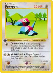 Porygon [1st Edition] #39 Pokemon Base Set Prices