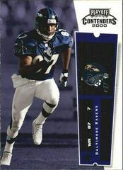 Qadry Ismail #6 Football Cards 2000 Playoff Contenders Prices
