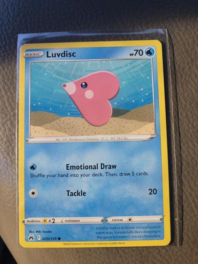 Luvdisc | Ungraded | Pokemon Crown Zenith