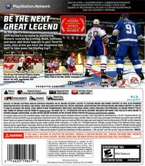 Back Cover | NHL 12 Playstation 3