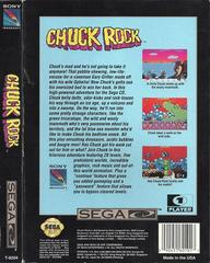 Chuck Rock - Back | Chuck Rock Sega CD