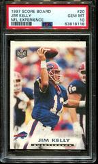 Jim Kelly #20 Football Cards 1997 Panini Score Board NFL Experience Prices
