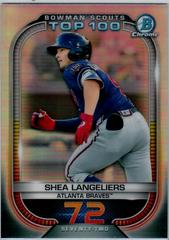 Shea Langeliers Baseball Cards 2021 Bowman Scout’s Top 100 Prices