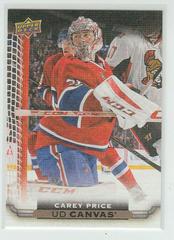 Carey Price #C44 Hockey Cards 2015 Upper Deck Canvas Prices