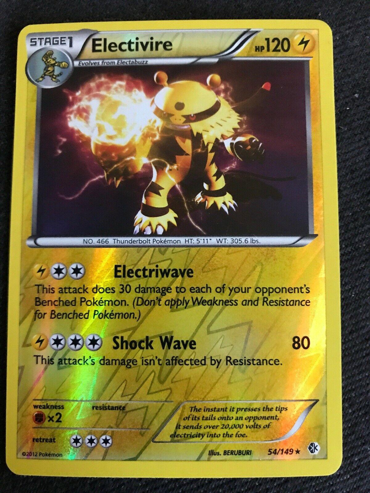 Electivire [Reverse Holo] #54 Pokemon Boundaries Crossed