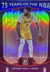Anthony Davis #28 Basketball Cards 2021 Panini Prizm 75 Years of NBA Optic Prices