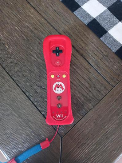 Red Mario Wii Remote photo