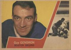 Guy Gendron Hockey Cards 1963 Topps Prices