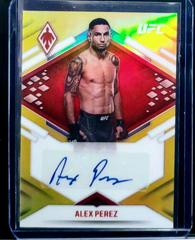 Alex Perez [Gold] #PX-APZ Ufc Cards 2022 Panini Chronicles UFC Phoenix Autographs Prices