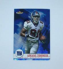 Amani Toomer #86 Football Cards 2001 Topps Finest Prices