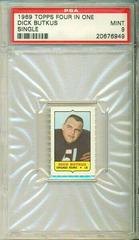 Dick Butkus Football Cards 1969 Topps Four in One Single Prices