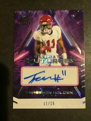 Traeshon Holden [Gold Spectrum] #UF-TH1 Football Cards 2022 Leaf Ultimate Draft Futures Autographs Prices