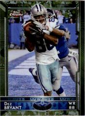 Dez Bryant [Pink Refractor] Football Cards 2015 Topps Chrome Mini Prices
