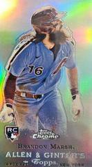 Brandon Marsh #RDV-3 Baseball Cards 2022 Topps Allen & Ginter Chrome Rookie Design Variations Minis Prices