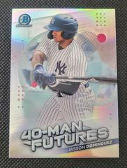 Jasson Dominguez #FMF-17 Baseball Cards 2021 Bowman Chrome 40 Man Futures Prices