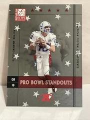 Peyton Manning Football Cards 2003 Panini Donruss Elite Pro Bowl Standouts Prices