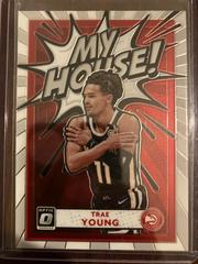 Front | Trae Young Basketball Cards 2020 Panini Donruss Optic My House