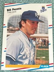 Bill Pecota #264 Baseball Cards 1988 Fleer Prices