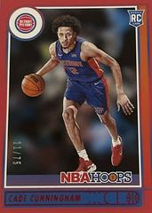 Cade Cunningham [Red] Basketball Cards 2021 Panini Hoops Prices